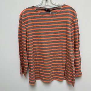 Saint James cotton striped tee. Size 18. NWT